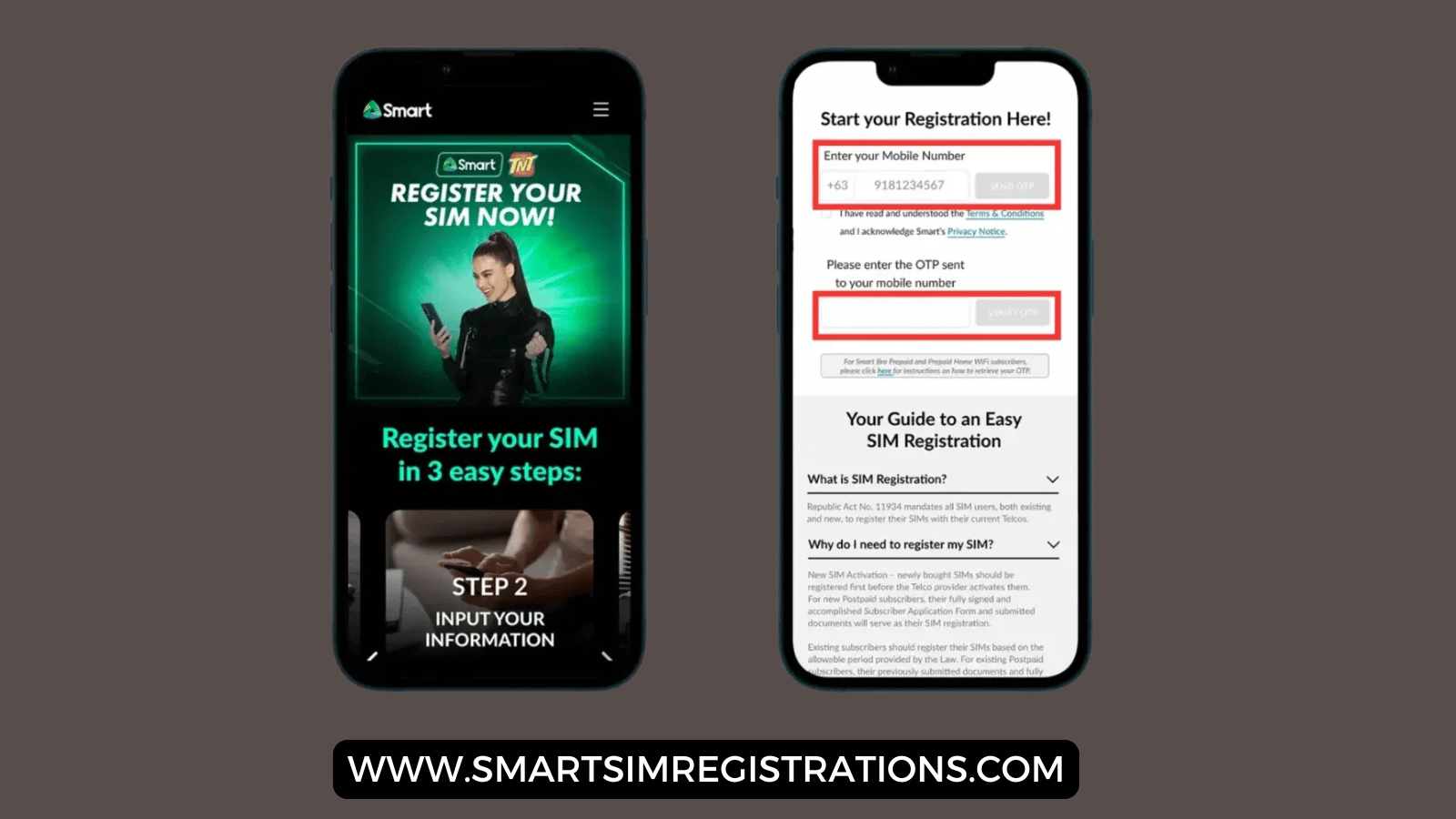 Personal Information Required