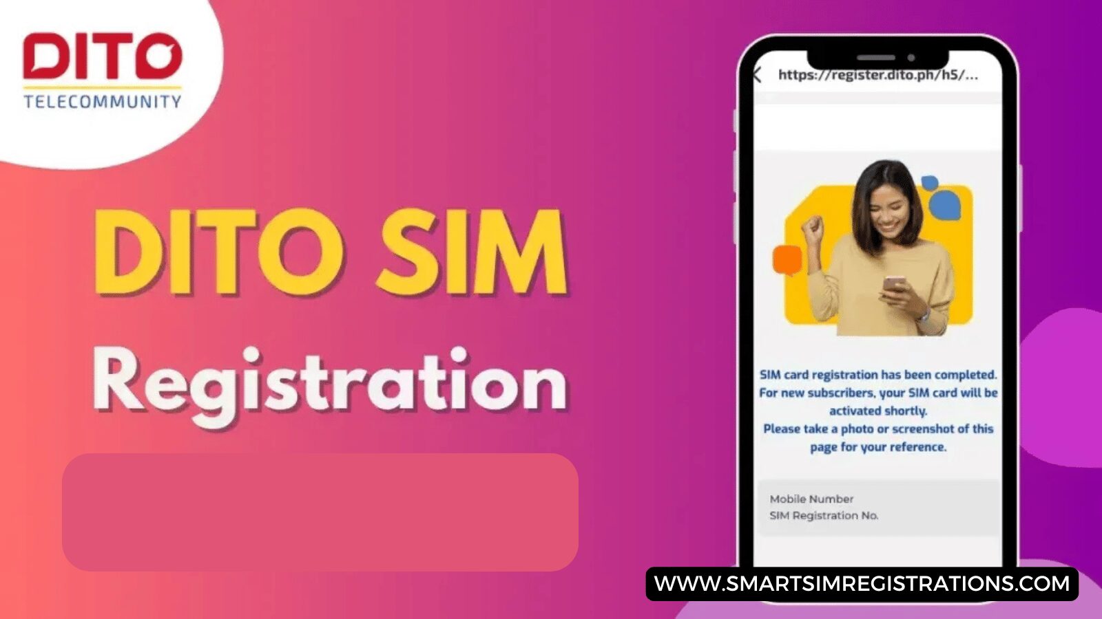 DITO SIM Registration via In-Store