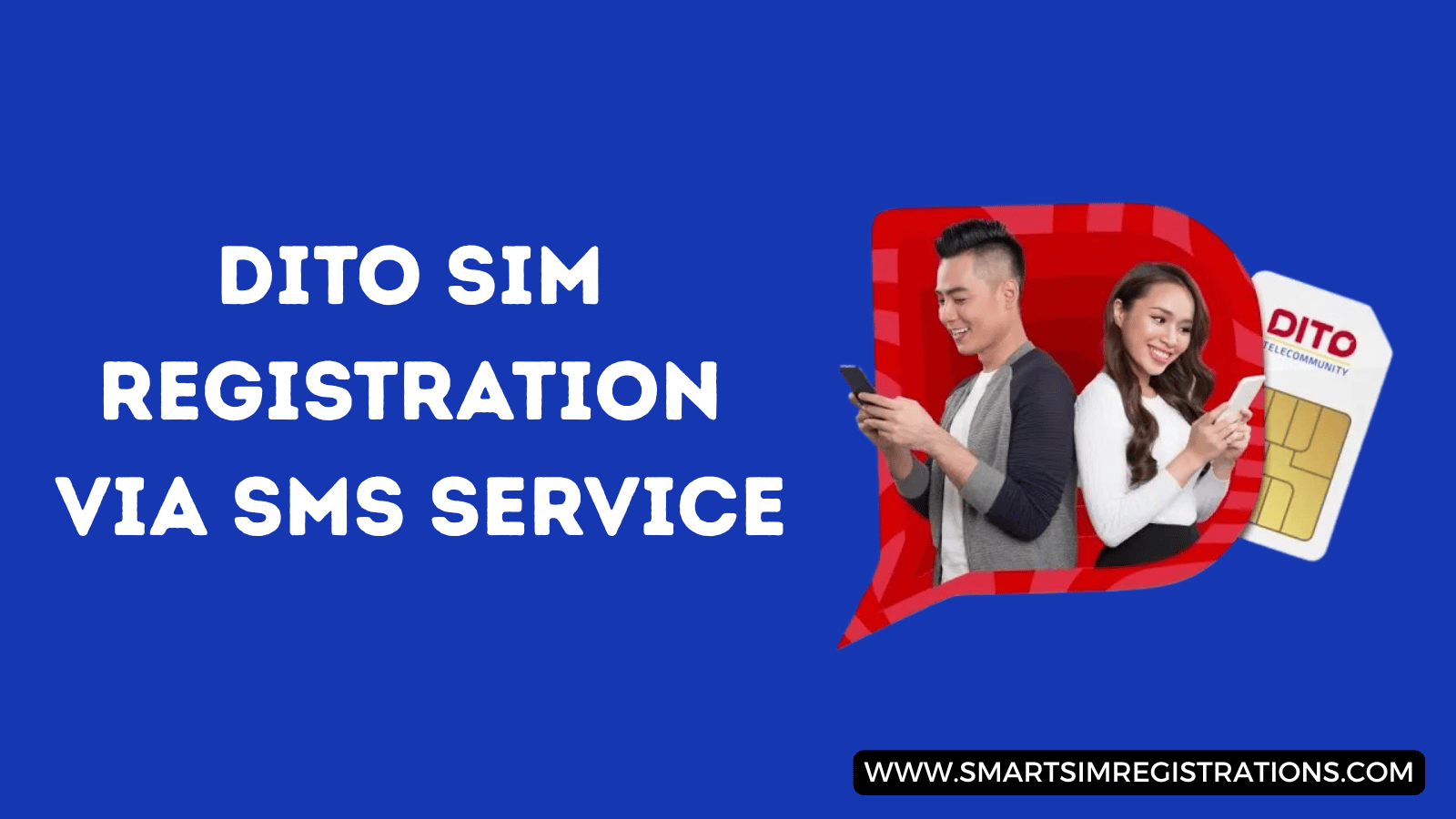 DITO SIM Registration via SMS Service